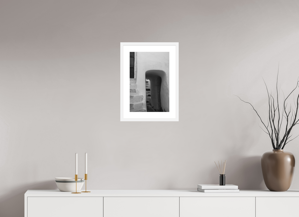 30 x 45 cm, Framed Fine Art Print – Black Frame Emborio 5