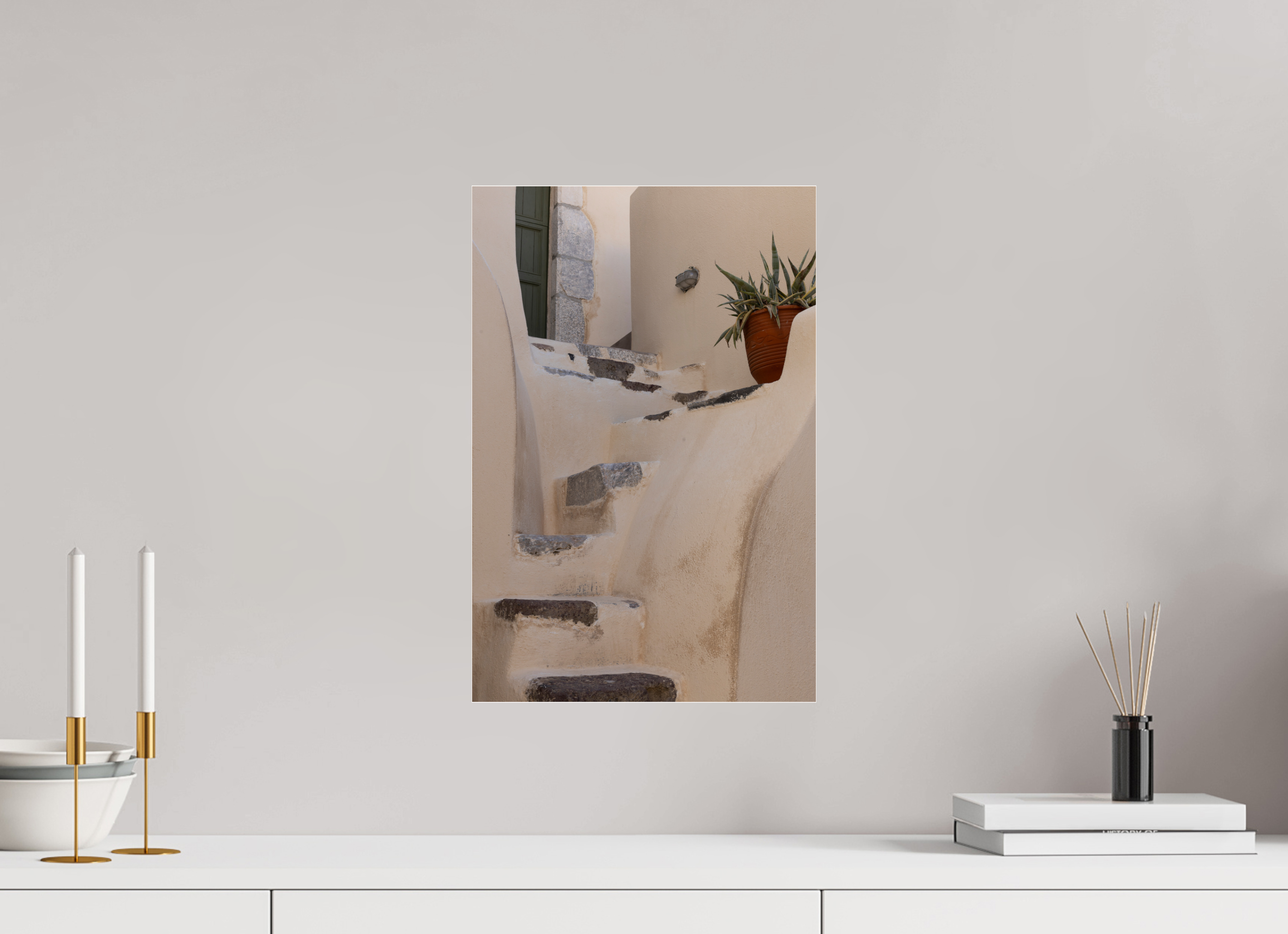 30 x 45 cm, Photo Print Under Acrylic Glass The Stairway – Emborio