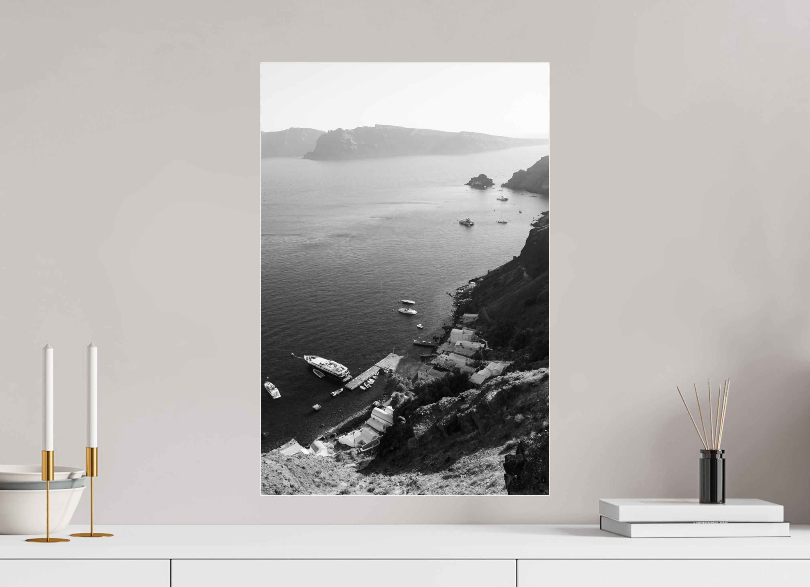 40 x 60 cm, Photo Print Under Acrylic Glass Armeni Bay