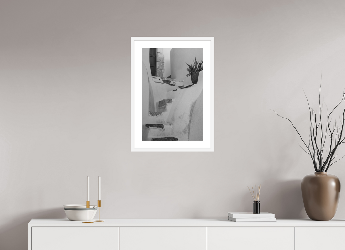 40 x 60 cm, Framed Fine Art Print – Black Frame Emborio 8