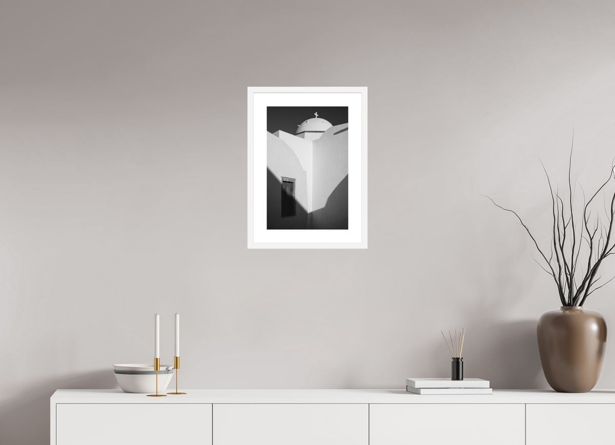 30 x 45 cm, Framed Fine Art Print – Black Frame Emborio 14