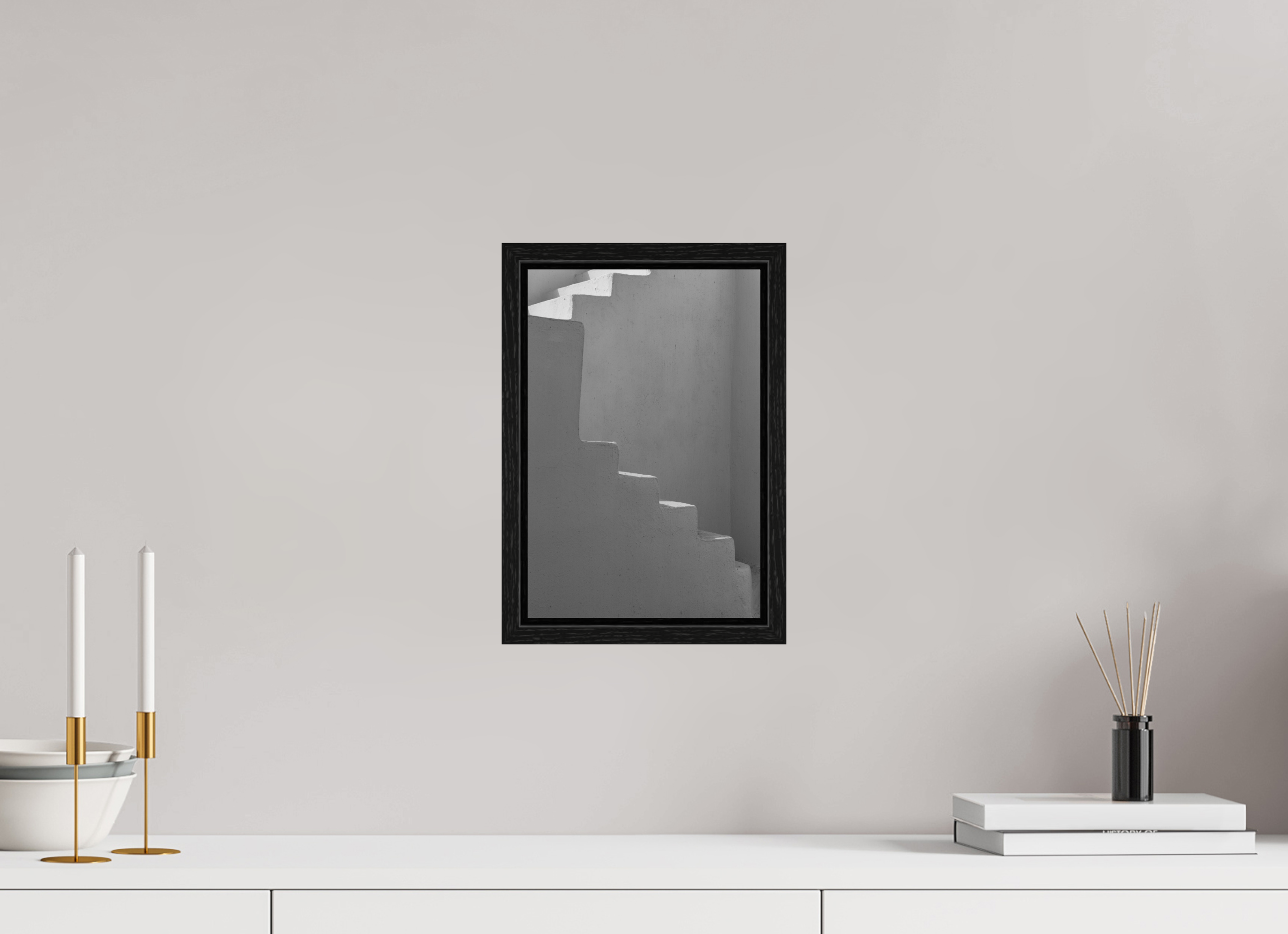20 x 30 cm, Black Oak Floater Frame Light & Form
