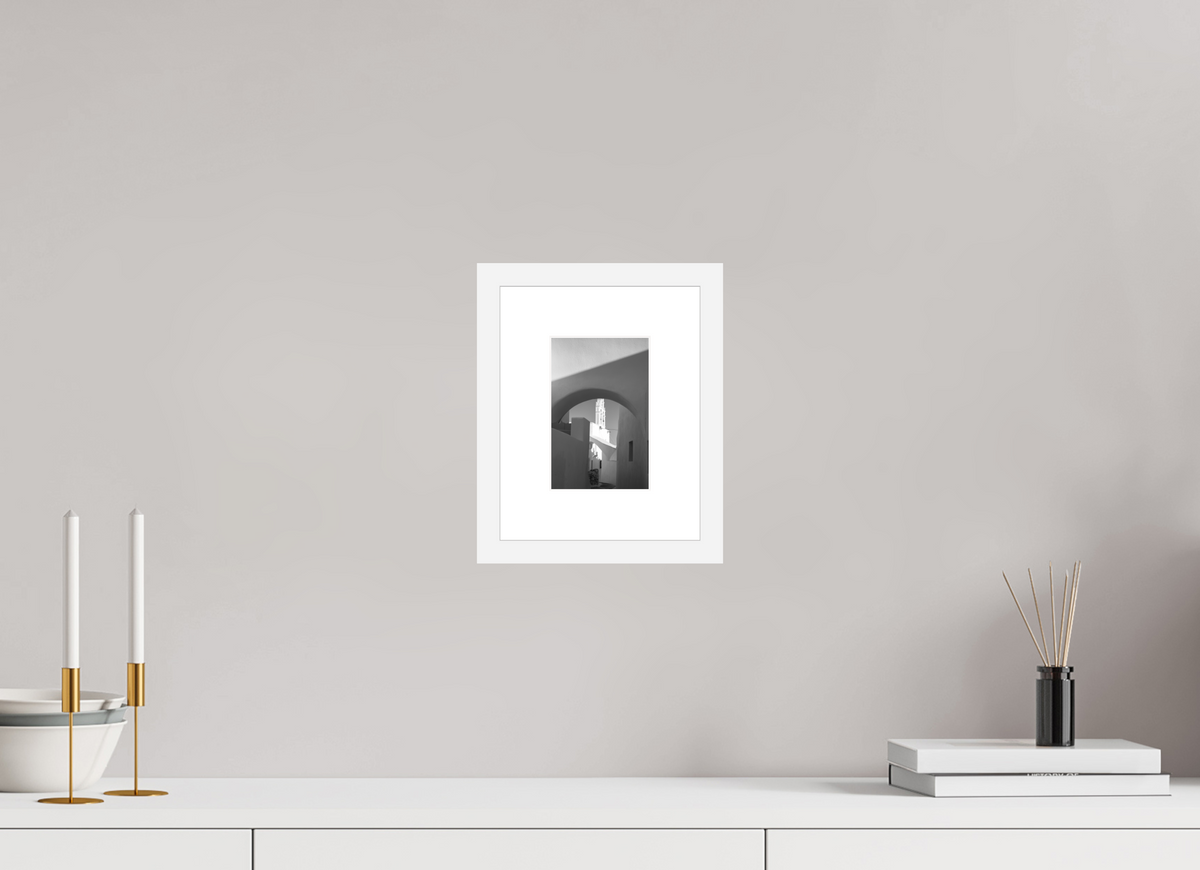 10 x 15 cm, Framed Fine Art Print – Black Frame Emborio 13