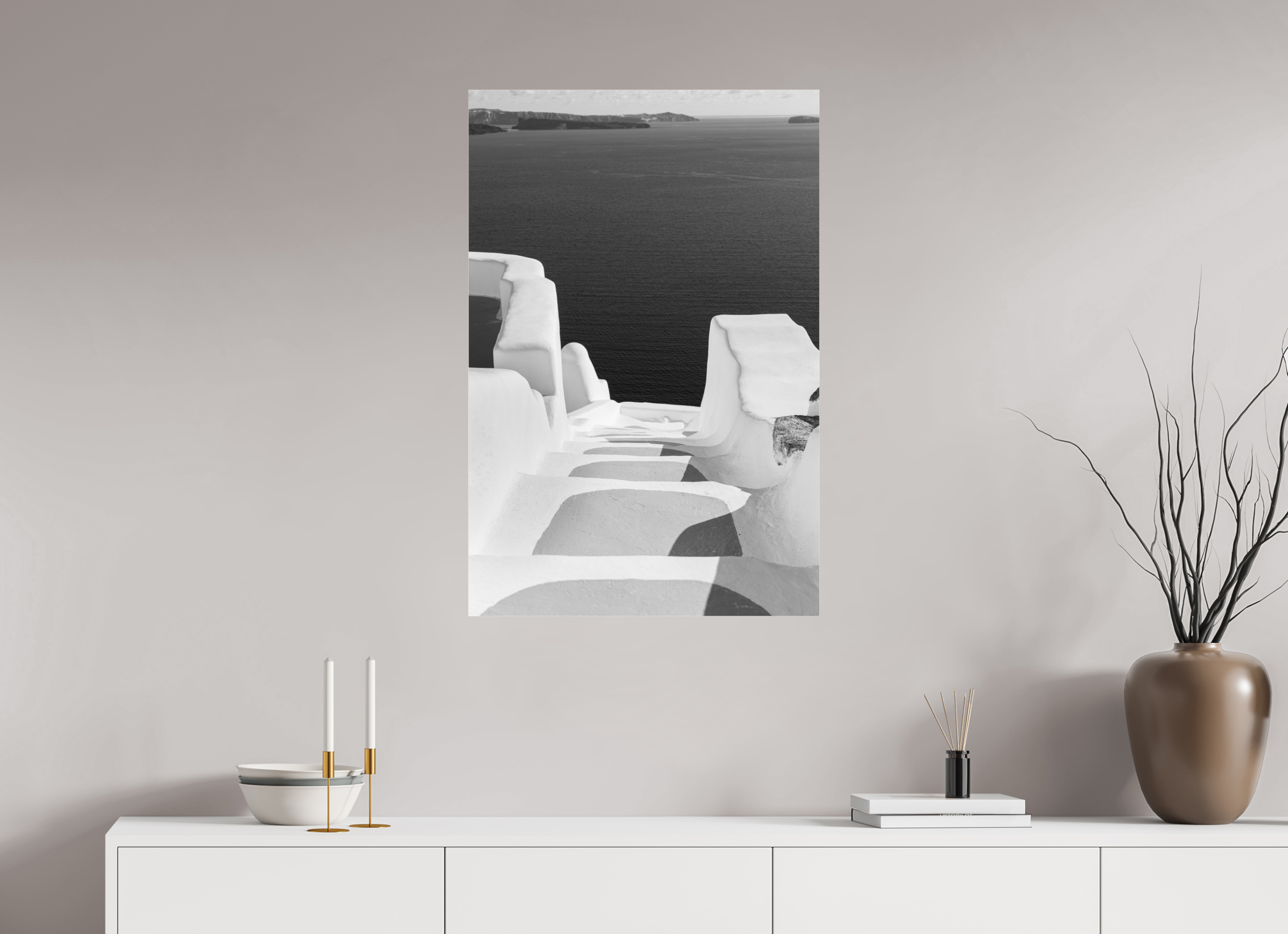 60 x 90 cm, Photo Print Under Acrylic Glass Descent