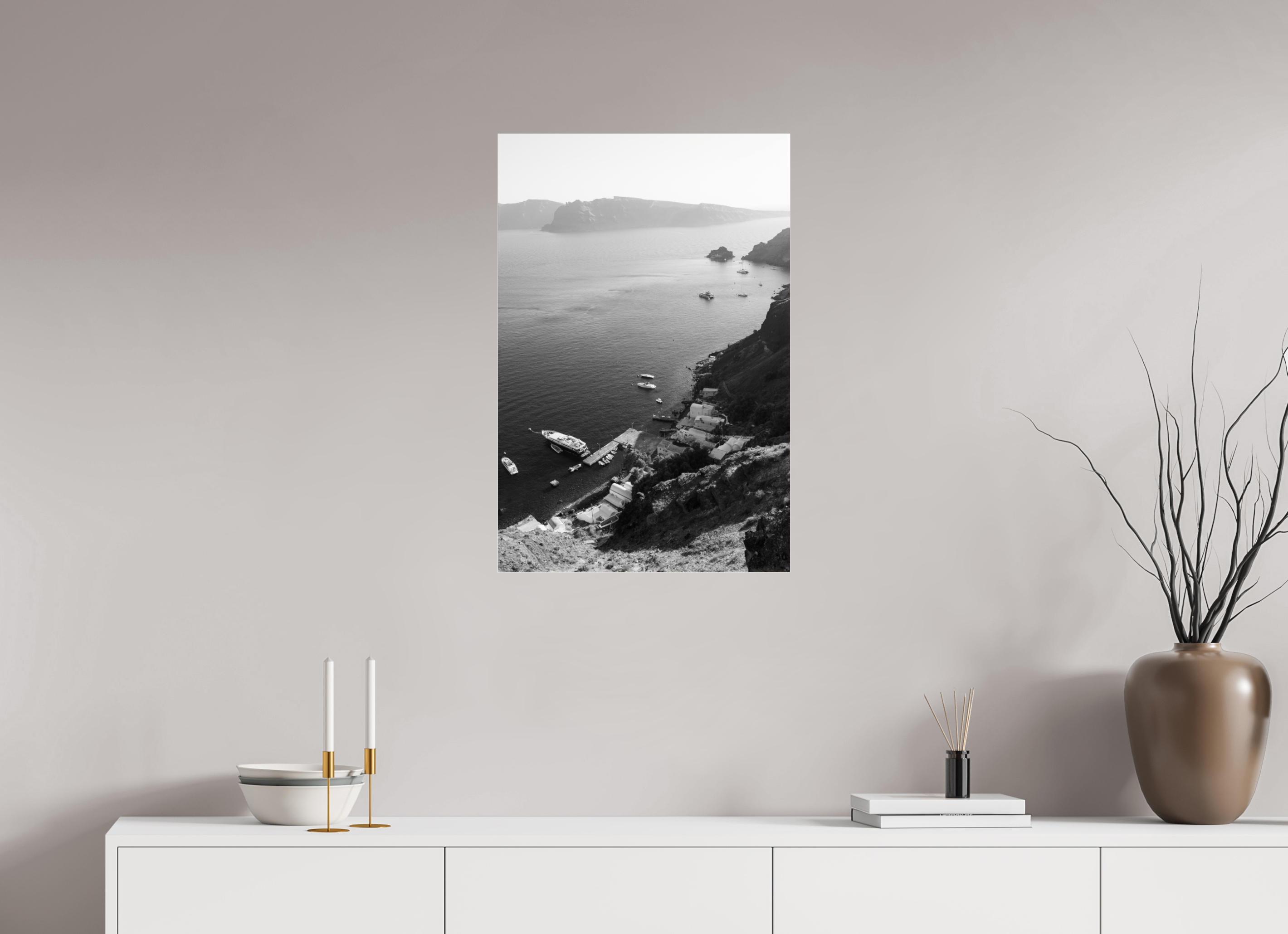 50 x 75 cm, Photo Print Under Acrylic Glass Armeni Bay