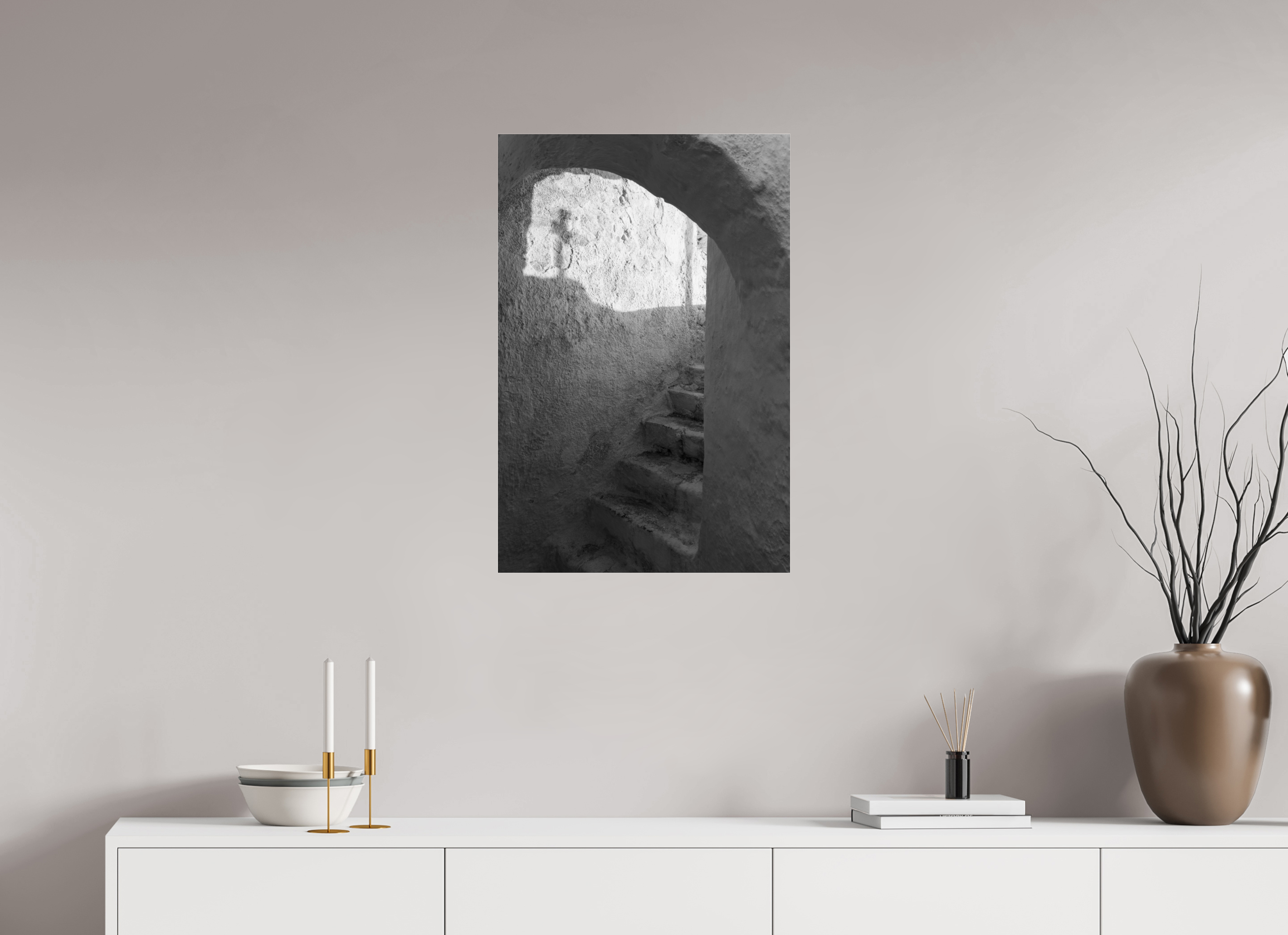 50 x 75 cm, Photo Print Under Acrylic Glass The Passage