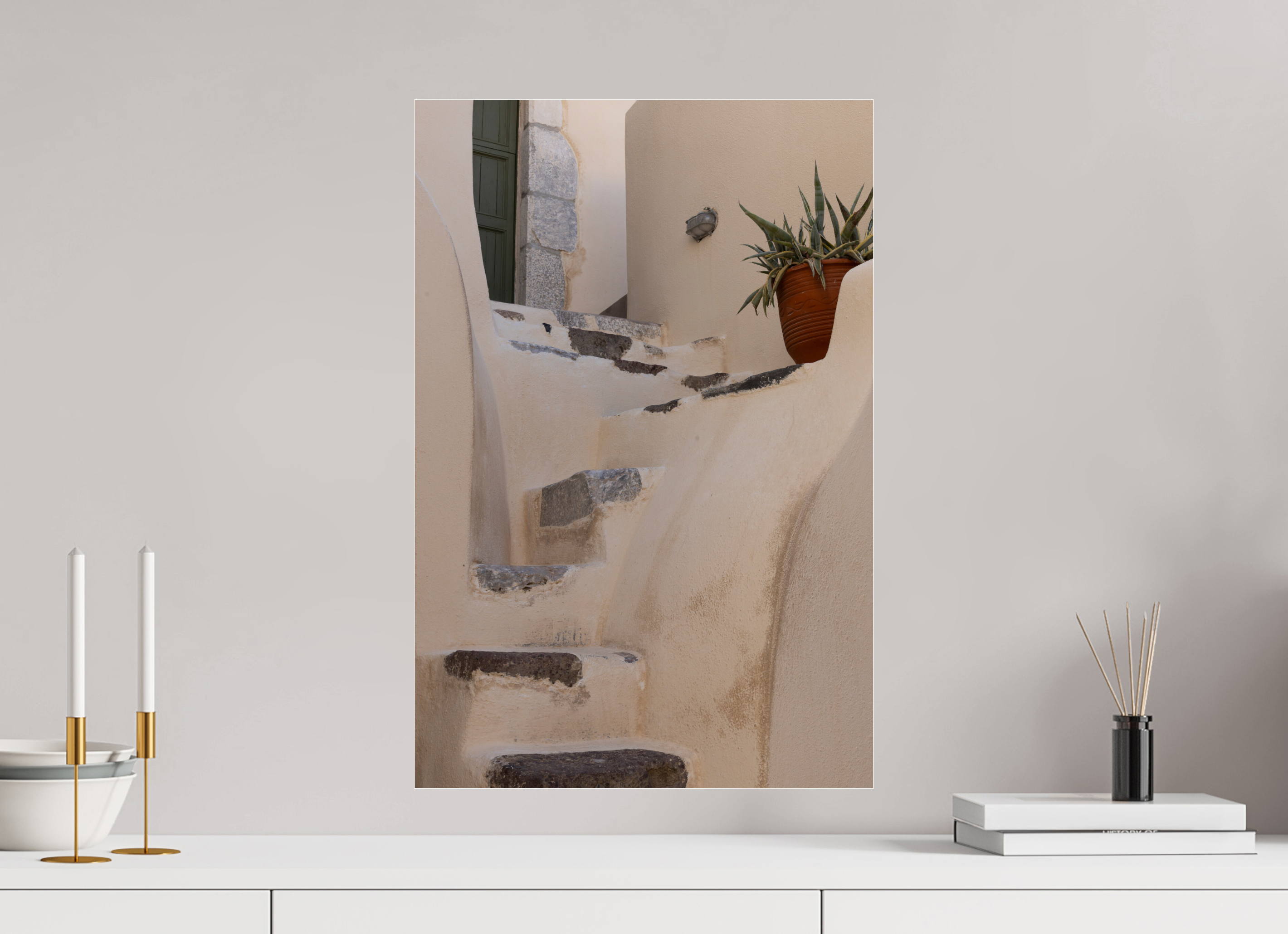 40 x 60 cm, Photo Print Under Acrylic Glass The Stairway – Emborio