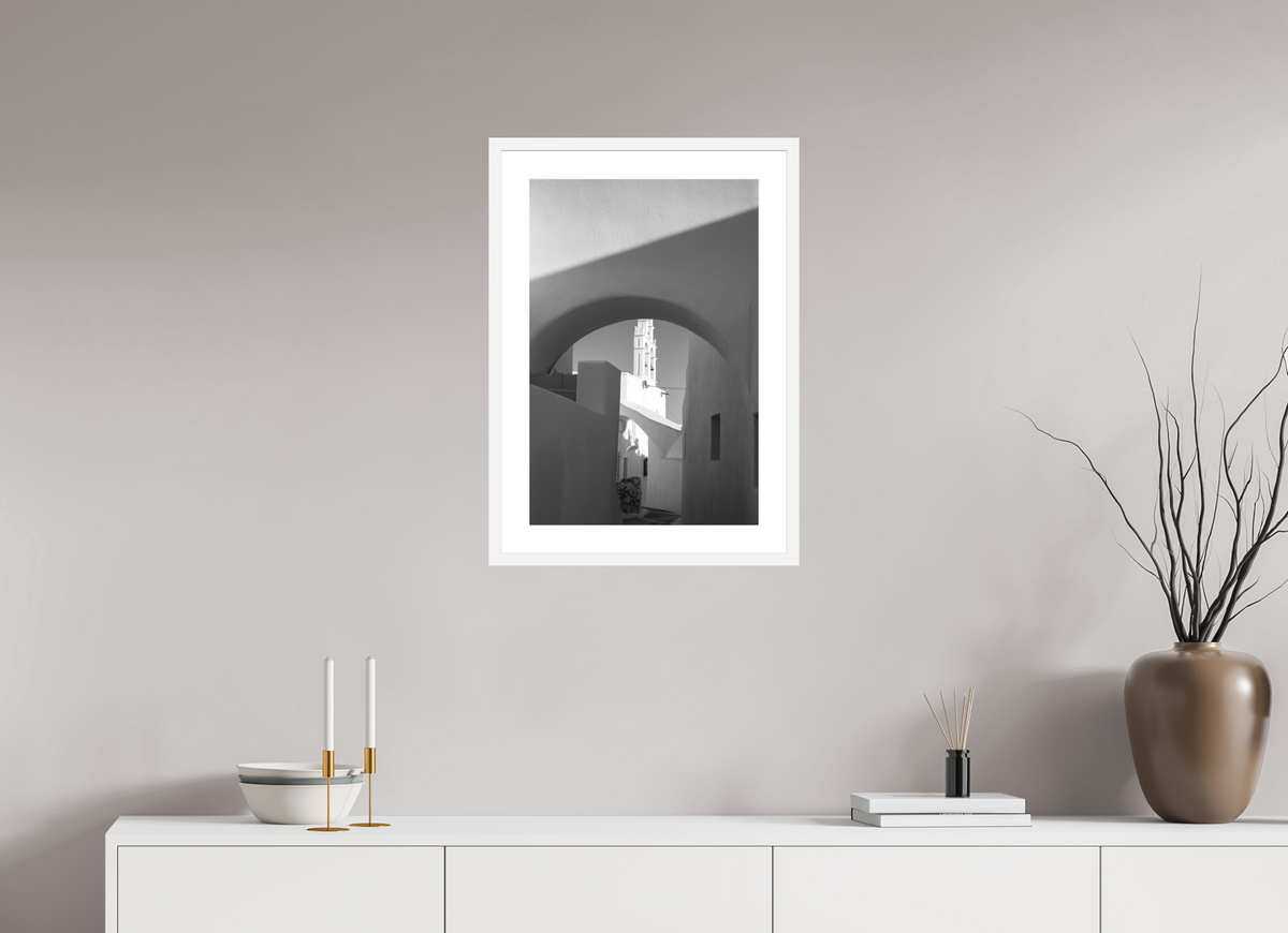 40 x 60 cm, Framed Fine Art Print – Black Frame Emborio 13