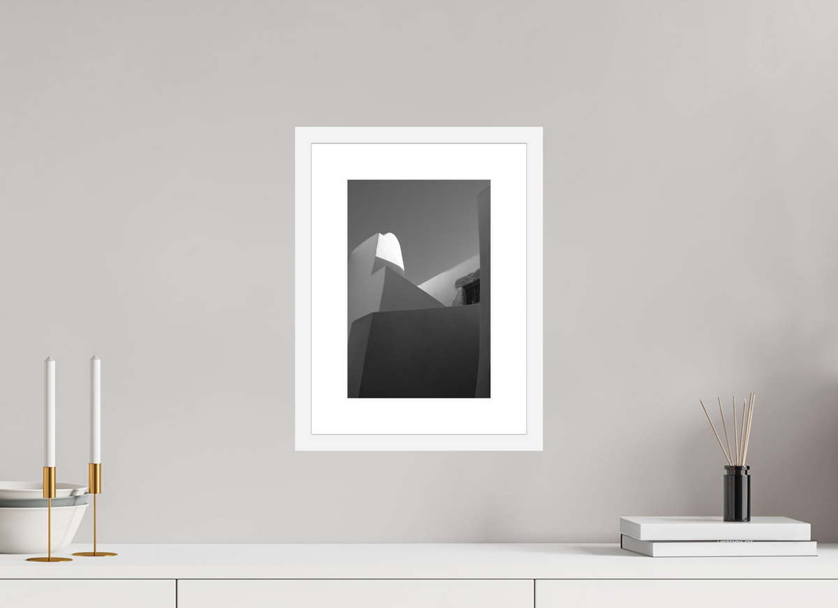 20 x 30 cm, Framed Fine Art Print – White Frame Emborio 7