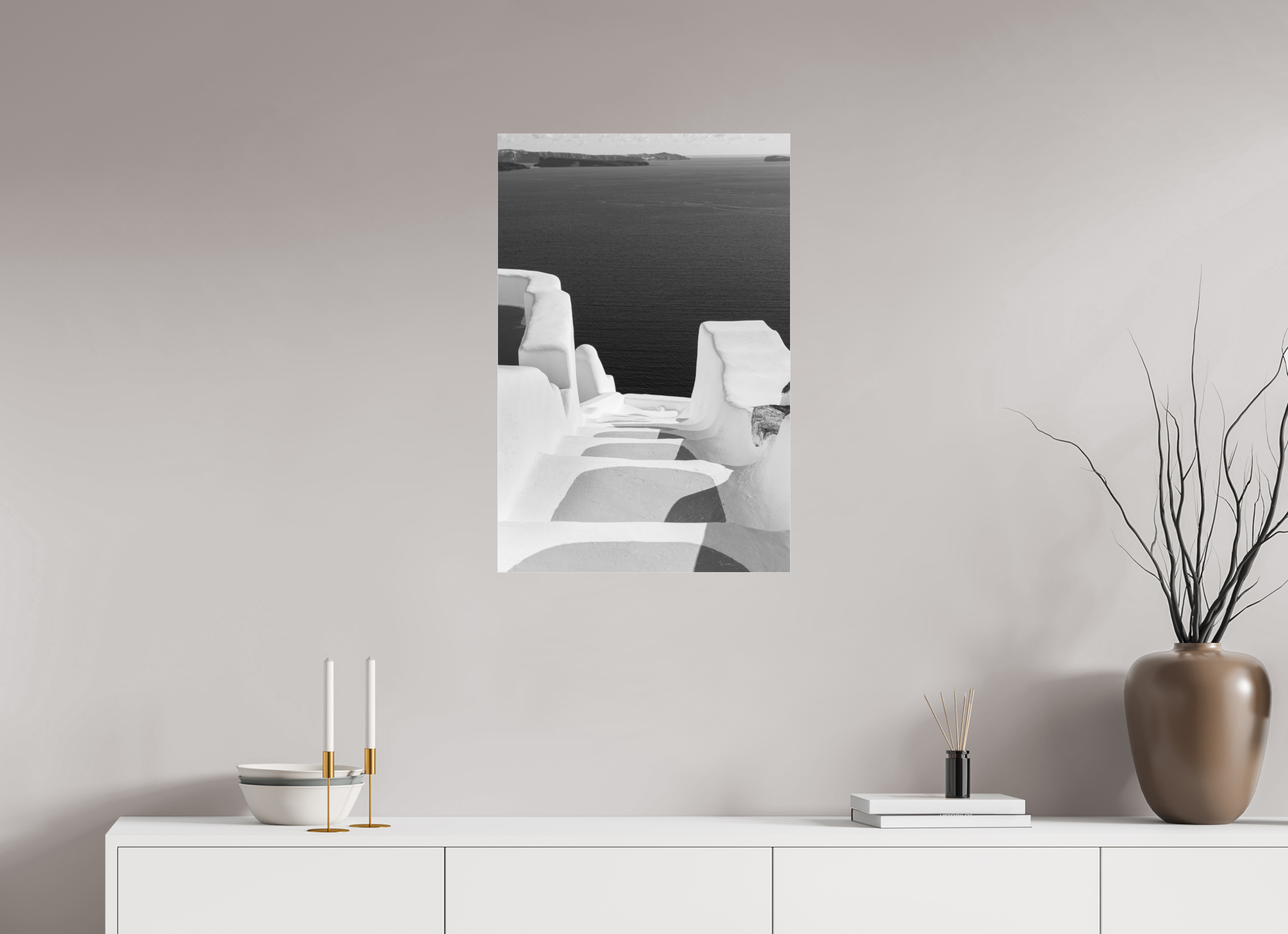 50 x 75 cm, Photo Print Under Acrylic Glass Descent