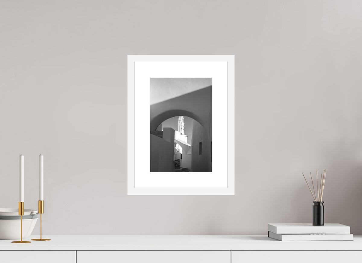 20 x 30 cm, Framed Fine Art Print – Black Frame Emborio 13