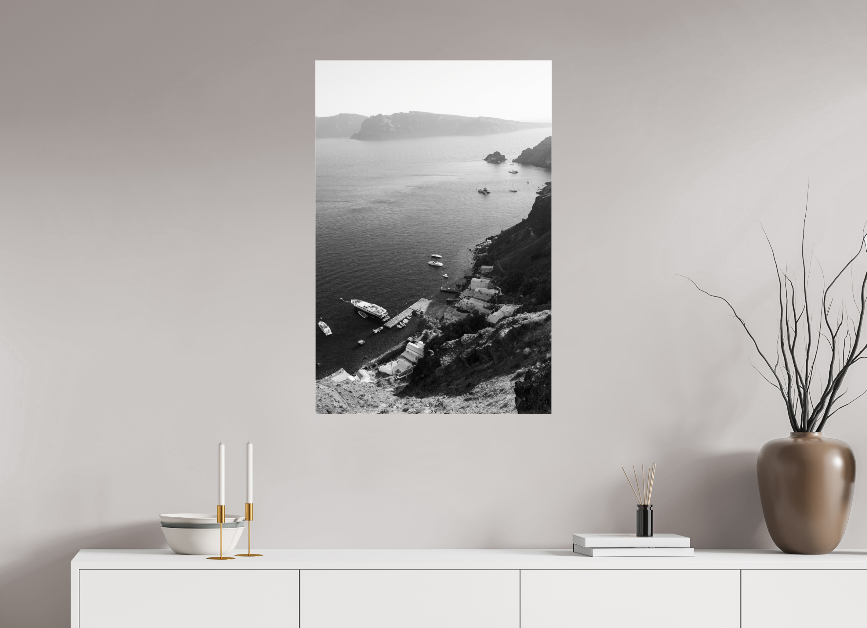 60 x 90 cm, Photo Print Under Acrylic Glass Armeni Bay