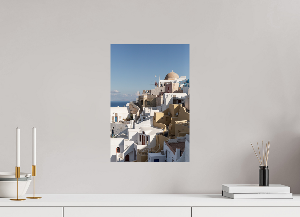 30 x 45 cm, Fine Art Print – Classic Oia Windmills | Santorini Fine Art Print